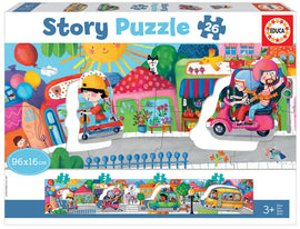 Story Puzzle: Vehicles in the City