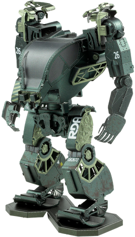 Premium S: Amp Suit DIY kit from Fascinations. This intricate model showcases remarkable design and attention to detail, featuring movable joints and access points. Ideal for hobbyists, it offers a rewarding building experience while bringing a unique sci-fi aesthetic to your collection.