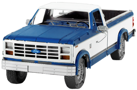 Metal Earth 1982 Ford F-150 DIY model kit, featuring intricate details and realistic design elements. Ideal for collectors and enthusiasts who enjoy assembling metal models.