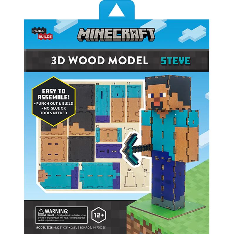 Incredibuilds: Minecraft Steve | EurekaPuzzles