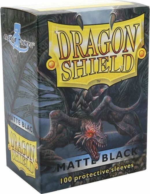 Dragon Shields: (100) Black