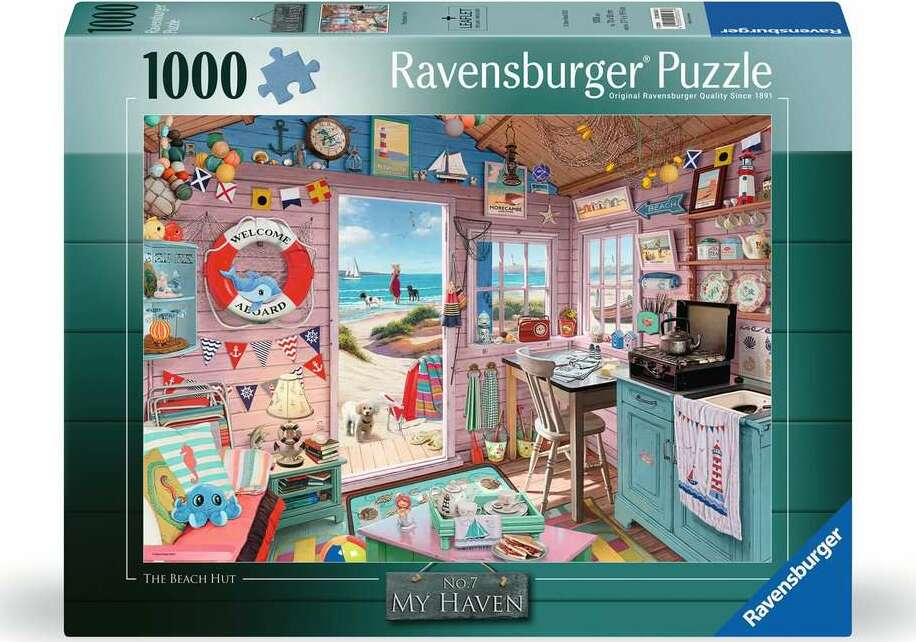The Beach Hut 1000 pc Puzzle