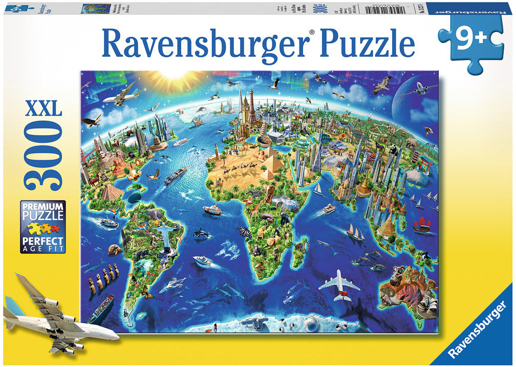 World Landmarks Map - 300 piece World Landmarks Map - 300 piece