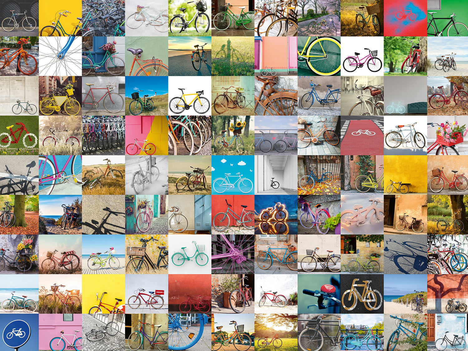 99 Bicycles 1500 pc Puzzle