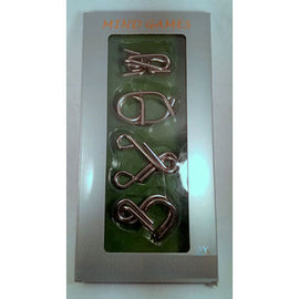 The Eureka Doodle Collection by Eureka Puzzles features a set of four intricate mechanical puzzles, designed to challenge your mind and enhance problem-solving skills. Each puzzle showcases unique and elegant metal designs, cleverly crafted to engage users of all ages. The box is inviting and well-branded, making it a perfect gift for puzzle enthusiasts or a fun addition to family game night.