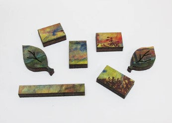 Four Trees by Egon Schiele