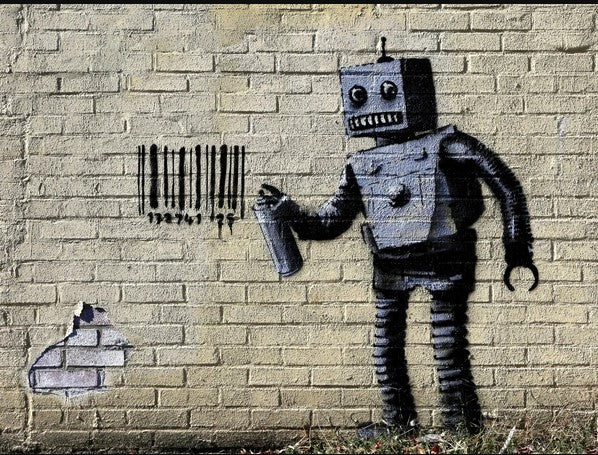 Urban Art: Tagging Robot
