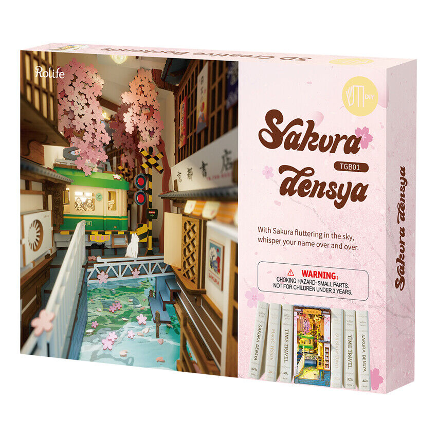 Sakura Tram DIY Book Nook