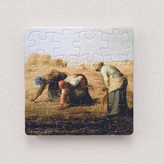 Millet "The Gleaners" 16 piece Magnetic Puzzle
