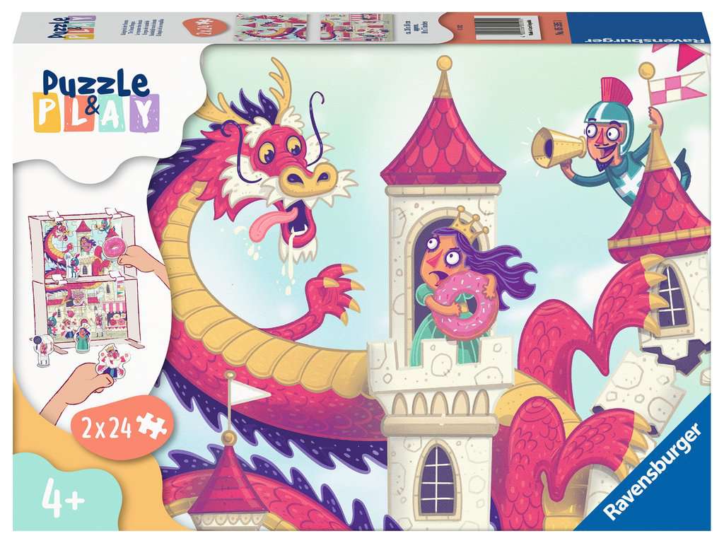 Puzzle & Play: Donut Dragon 2x