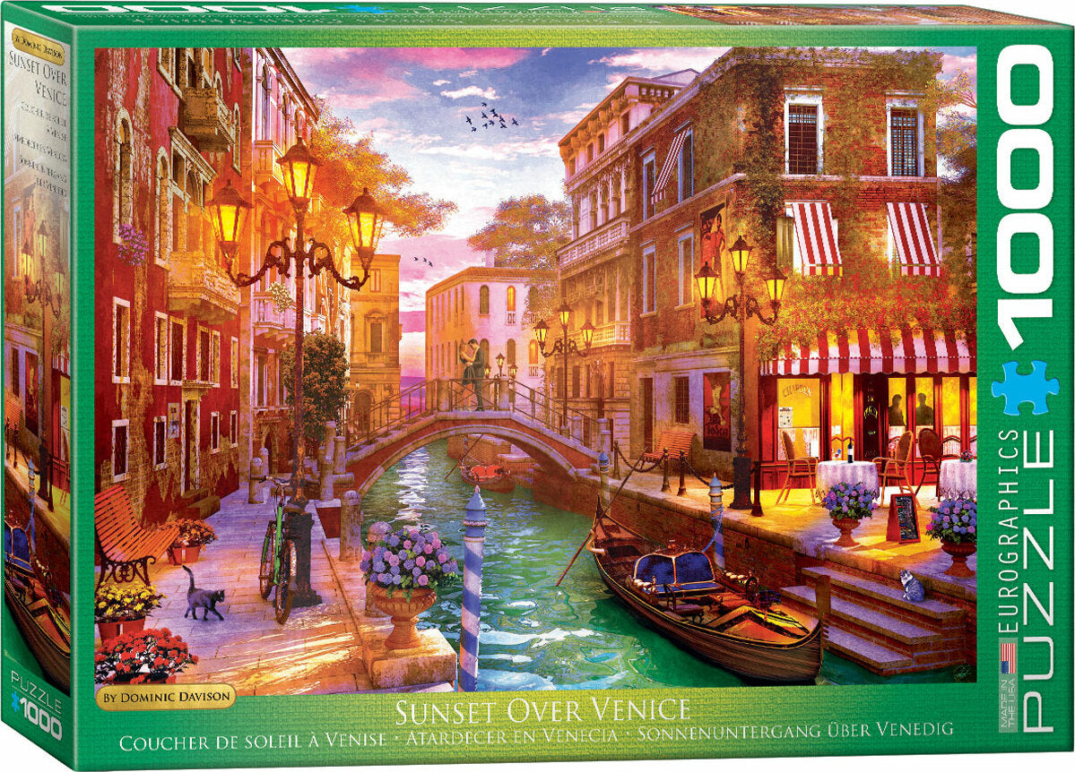 Sunset Over Venice by Dominic