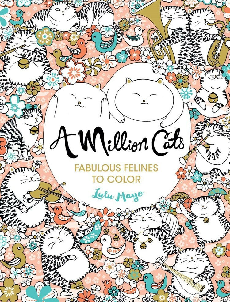 Million Cats Coloring Book