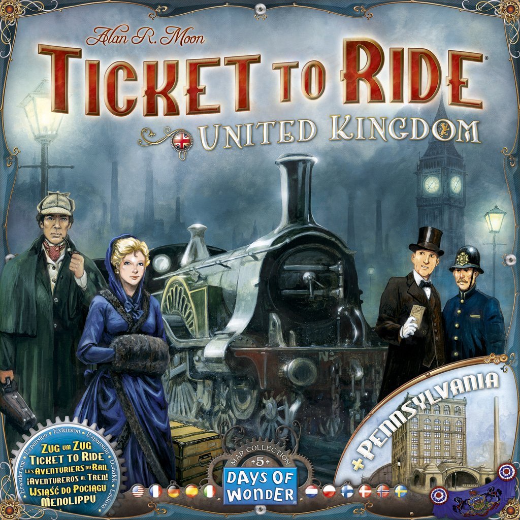 Ticket to Ride: United Kingdom & Pennsylvania Expansion