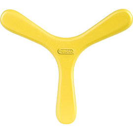 The Duncan Indoor Boomerang is a vibrant yellow boomerang designed for indoor use, featuring a unique three-pronged shape that ensures easy throws and great flight. Perfect for skilled throwers and beginners alike, it delivers hours of fun while enhancing hand-eye coordination and throwing skills.
