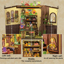 Fantasy Plant Shop Model Detailed Look at Walls
