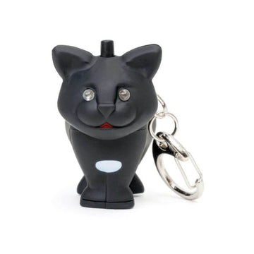 Cat keyring from the front