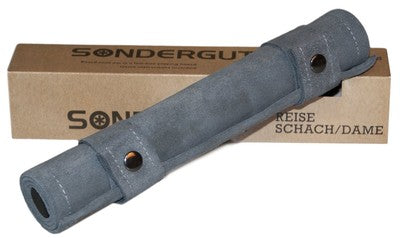 Sondergut Travel Backgammon Rolled Up Travel Size