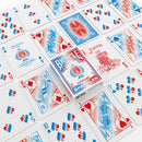 Bicycle sparkler card examples in a grid