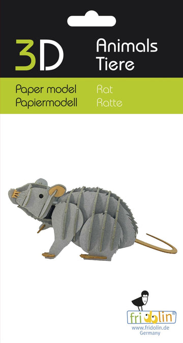 Rat paper model kit