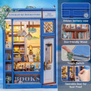 Literature Bookstore Book Nook Battery, Material, Lighting and Door Info
