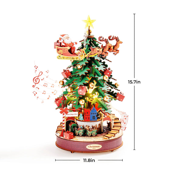christmas melody tree size