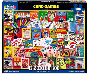 White Mountain Card Games Puzzle 300 Pieces Box