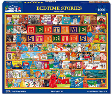 White Mountain Bedtime Stories 1000 Piece Puzzle Box
