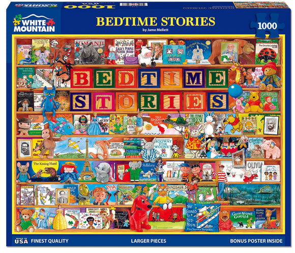 White Mountain Bedtime Stories 1000 Piece Puzzle Box