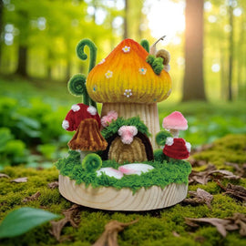 Chenille Mushroom House Kit