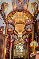 Rolife Library of Wonders Detailed Inside Look at Ceiling