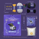 KPOP Demon Hunters Sussie Woobles crochet kit with yarn, hook, and packaging