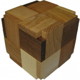 Try-Cycle Mechanical by VINCO is a beautifully crafted wooden mechanical puzzle featuring interlocking pieces in various shades of wood. Perfect for enhancing problem-solving skills and providing hours of entertainment, this puzzle combines aesthetics with functionality.