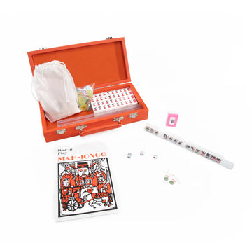 Saddle Mah Jongg Travel Case, Pieces, Dice, and Rulebook