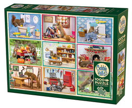 Squirrels at Home 1000 Piece Puzzle