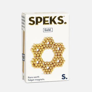 Speks Gold Mini Magnet Balls packaging