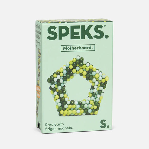 Speks Mini Magnet Balls Motherboard - matte green and cyan