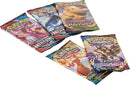 A collection of Pokémon Trading Card Game booster packs featuring various artwork and vibrant colors. Each pack offers 10 additional game cards for play, enhancing Pokémon battles and strategy. The packs are from multiple series including Sword & Shield: Battle Styles, Vivid Voltage, and Dark Mist, showcasing iconic Pokémon characters such as Pikachu and Charizard.