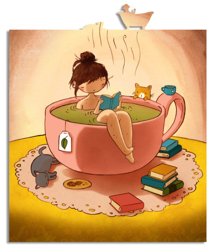 Tea Bath by Stasia Burrington