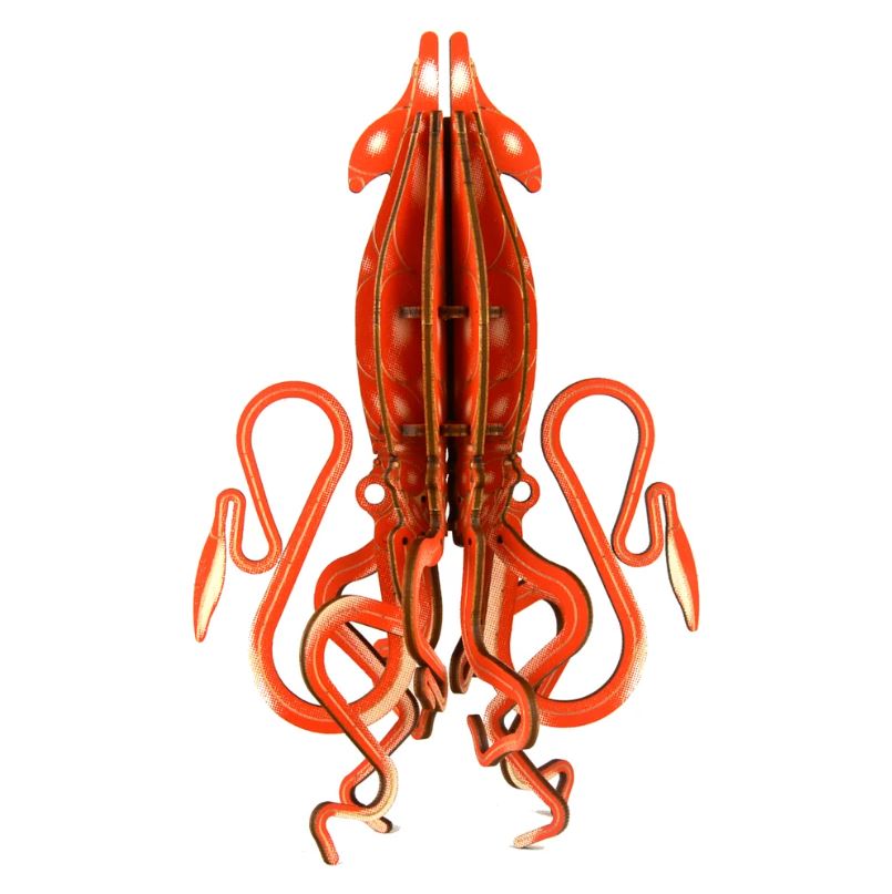 Mollusca: Giant Squid - Orange