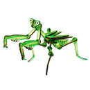 A vibrant green and black DIY kit of a mantis model by JCR Work. The model features intricate details resembling a real mantis, complete with large eyes and articulated limbs, ready for assembly and showcasing creativity.