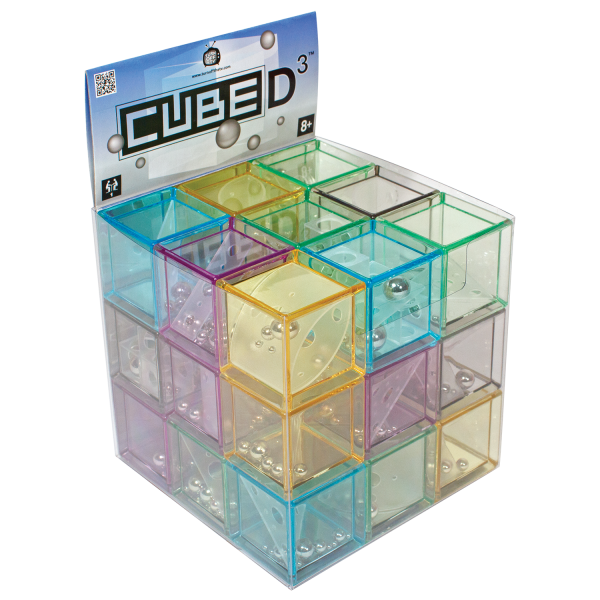 Cubed Transparent Mazes Asst