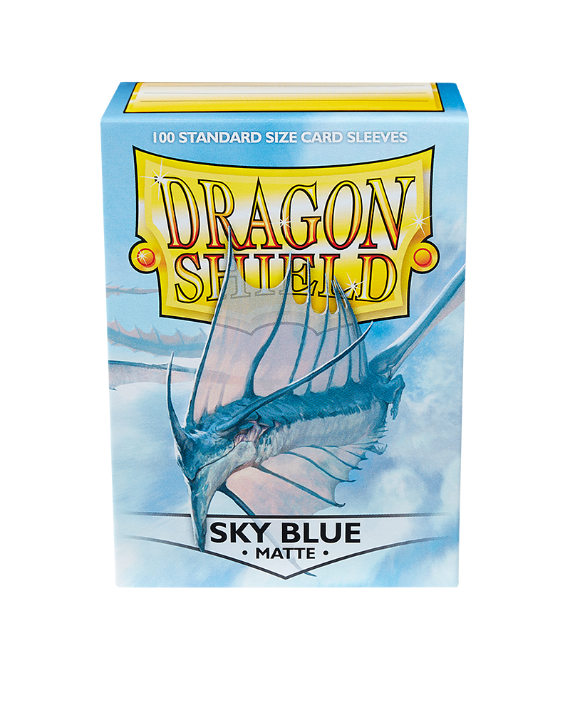 Dragon Shields: (100) Matte Sky Blue