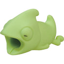 The Cable Bite USB-C Chameleon is a charming light green chameleon-shaped accessory designed to protect USB-C cables from fraying. It features a playful expression and realistic chameleon details, making it both functional and fun. Ideal for cable management, this cute gadget adds a whimsical touch to your tech.