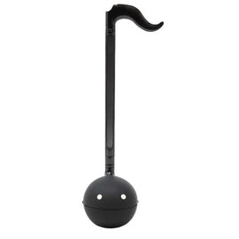 The Otamatone Black by Hamee is an innovative musical instrument that resembles a music note. It features a rounded black body with a smiling face, a long neck, and a curved top resembling a musical clef. Ideal for playful music-making, this unique gadget is easy to use and adds a fun element to creative activities.