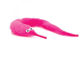 The Magic Wriggler by One for Fun is a vibrant pink fidget toy shaped like a playful worm. Its fuzzy texture and whimsical design make it fun to manipulate and play with, ideal for stress relief and sensory engagement.