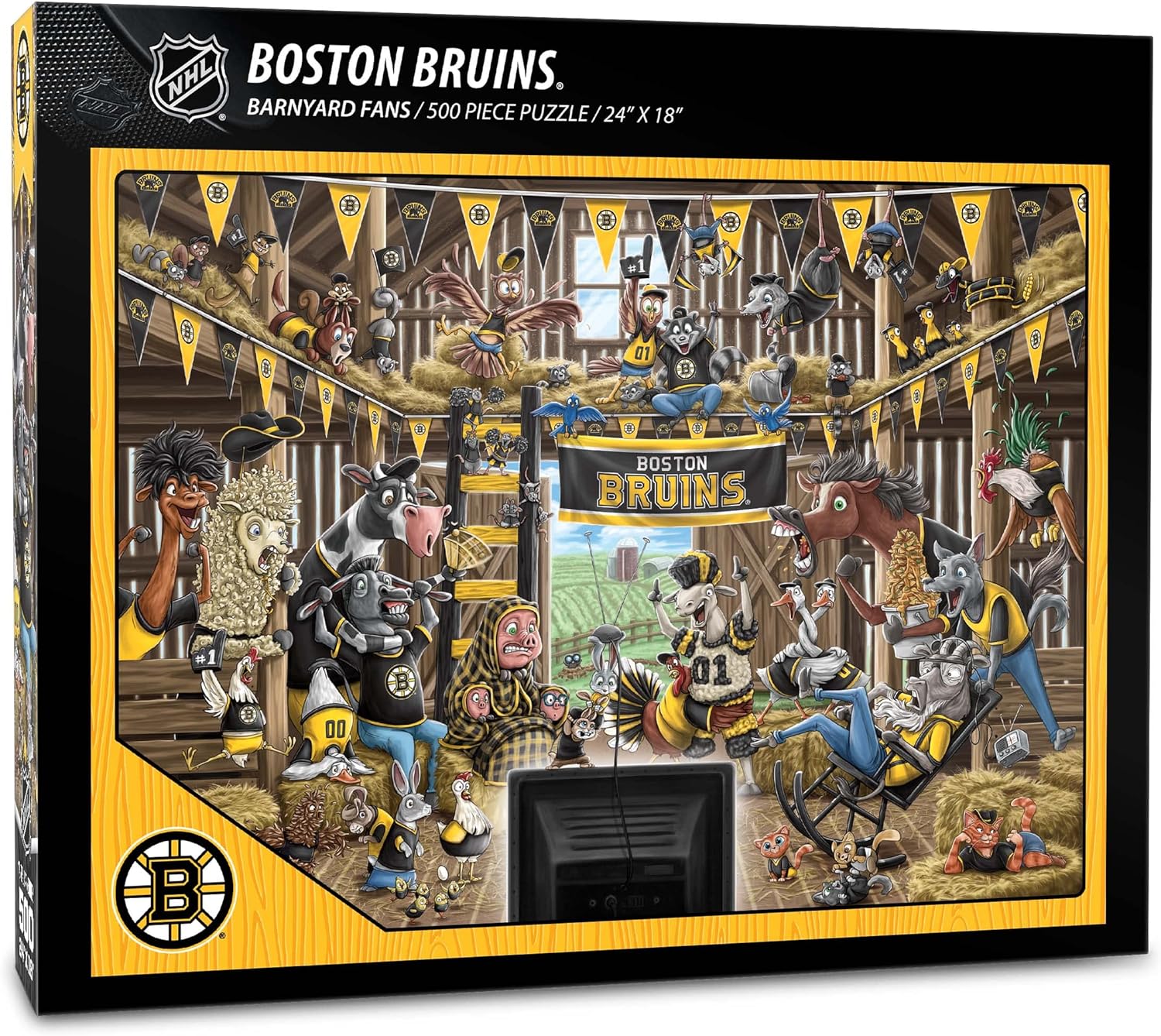 Boston Bruins Barnyard Fans