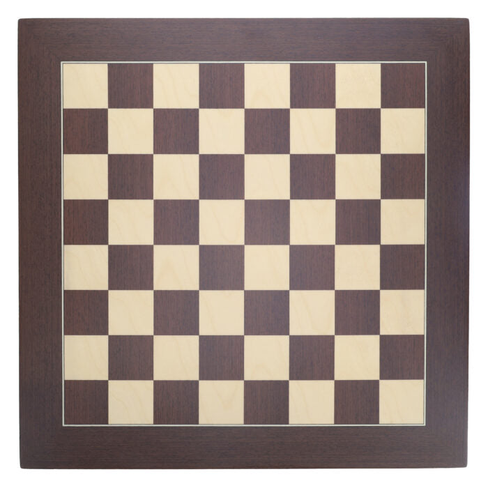 Chess Board: Deluxe 21in Wenge & Sycamore