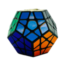 The Novalinx by Project Genius is a colorful mechanical puzzle shaped like a dodecahedron. Its smooth, glossy surface features a mix of vibrant colors, including blue, green, orange, and black. The puzzle presents a challenging design with polygonal segments that rotate, making it a fun and engaging activity for puzzle enthusiasts of all ages.