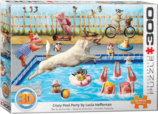 Crazy Pool Party by Lucia Heffer