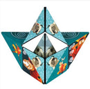 The Shashibo Avatar Air by Geobenders is a colorful, geometric fidget toy that transforms into over 70 shapes. It features vibrant artwork inspired by the Avatar series, showcasing characters and elements in vivid detail. The toy's unique design encourages creativity, problem-solving, and fine motor skills, making it suitable for all ages.
